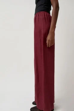 Stoa Pants in Stome Burgundy
