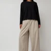 Straight Trousers in Cement