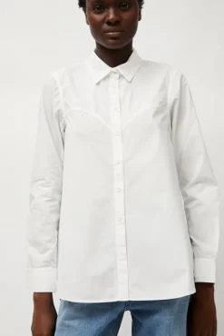 Sweetheart Blouse in White