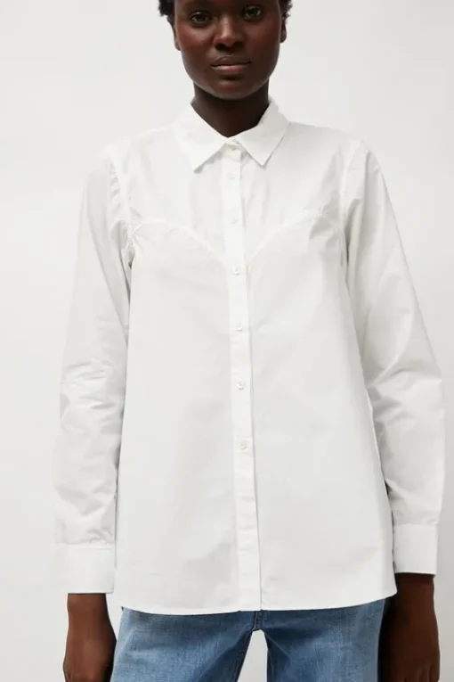 Sweetheart Blouse in White