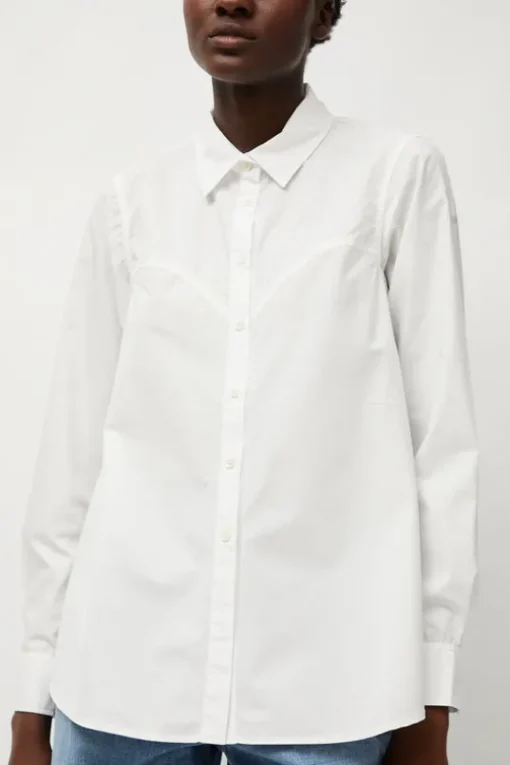 Sweetheart Blouse in White
