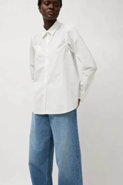 Sweetheart Blouse in White