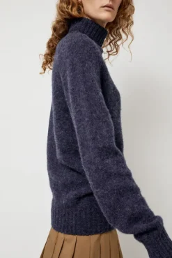 Sylvester Turtleneck in Denim
