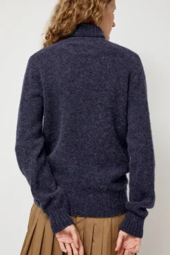 Sylvester Turtleneck in Denim
