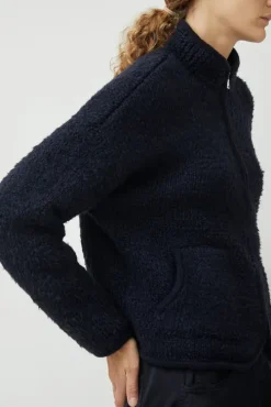 Teddy Jacket in Navy