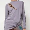 Tosh Long Sleeve Tee in Mauve