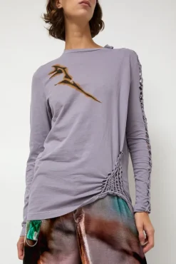 Tosh Long Sleeve Tee in Mauve
