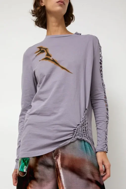 Tosh Long Sleeve Tee in Mauve