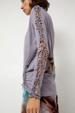 Tosh Long Sleeve Tee in Mauve
