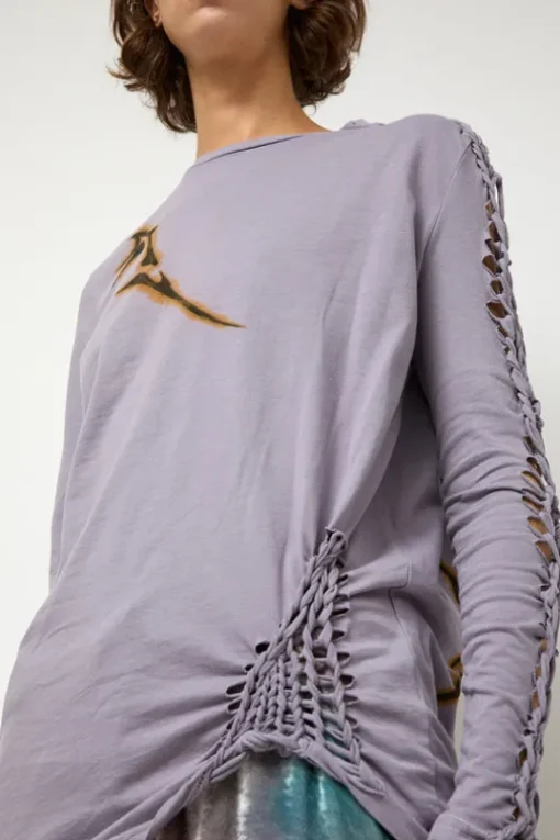 Tosh Long Sleeve Tee in Mauve