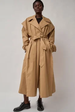 Trench Coat in Beige