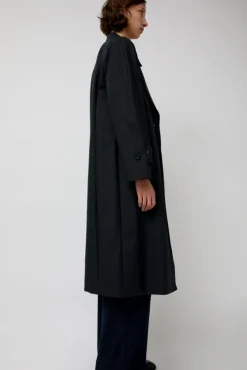 Trigonal Fall Coat in Charcoal