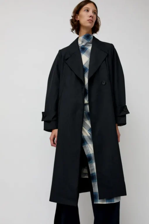 Trigonal Fall Coat in Charcoal