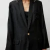 Twill Miami Blazer in Black