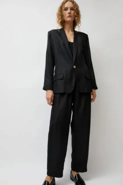 Twill Miami Blazer in Black
