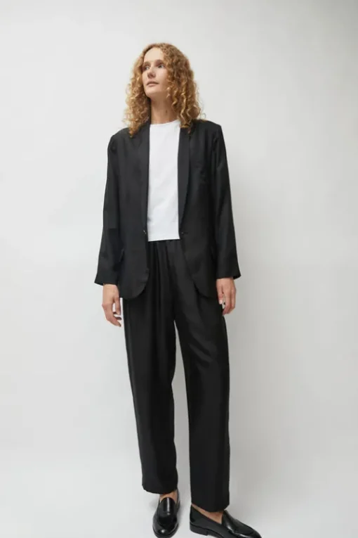 Twill Miami Blazer in Black