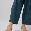 Two Strap Clog on Mid Heel in Desert