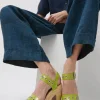 Two Strap Clog on Platform in Apple Patent with Eyelets