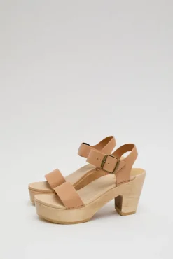 Two Strap Clog on Platform in Desert