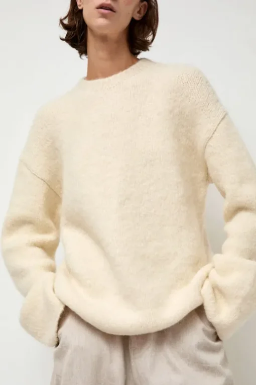 Vello Crewneck in Raw White