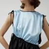 Viola Top in Crystal Blue