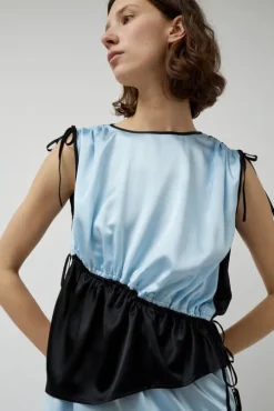 Viola Top in Crystal Blue