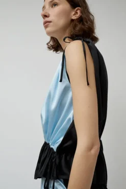 Viola Top in Crystal Blue