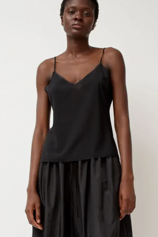 V-Neck Camisole in Black