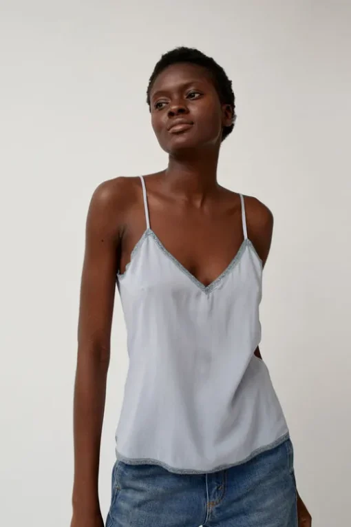V-Neck Camisole in Cloud Blue