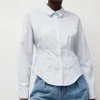 Waisted Shirt in English Stripe