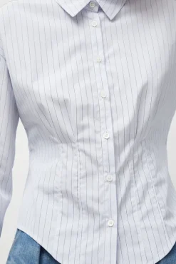 Waisted Shirt in English Stripe