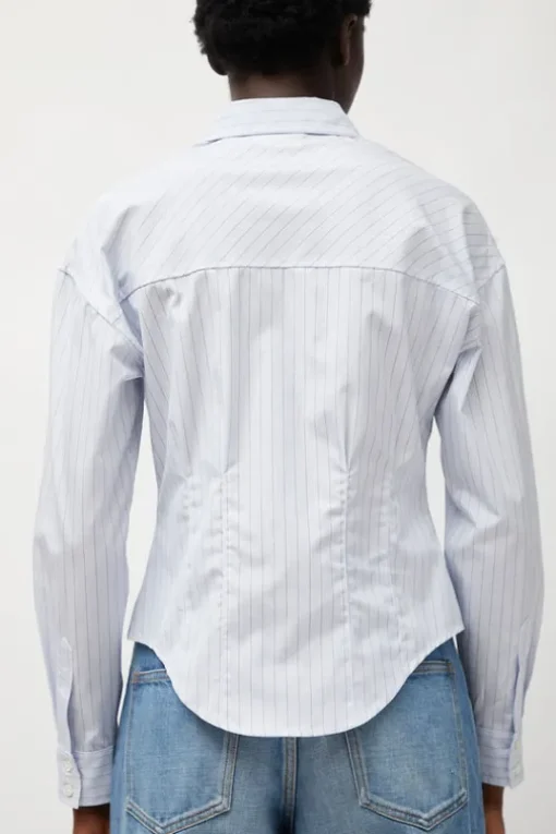 Waisted Shirt in English Stripe