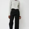 Washed Cargo Pants in Black