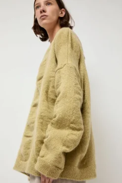 Waterfall Sweater in Lime