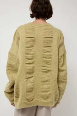 Waterfall Sweater in Lime