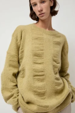 Waterfall Sweater in Lime