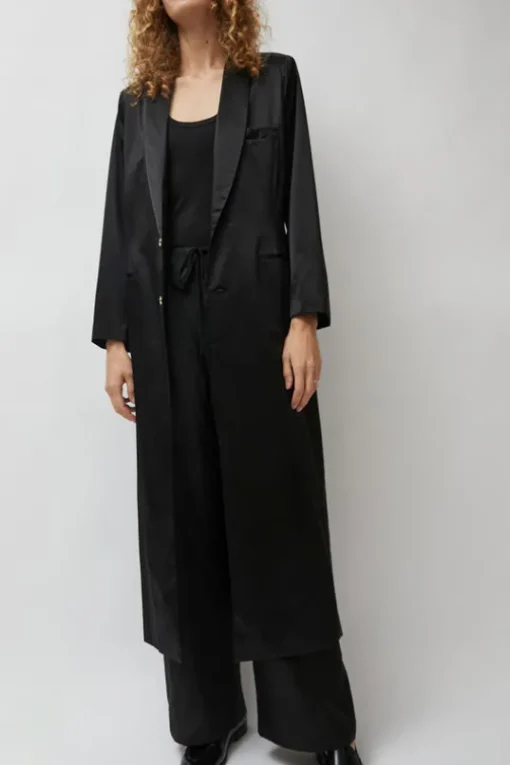 Weatherproof Long Blazer in Black