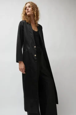 Weatherproof Long Blazer in Black