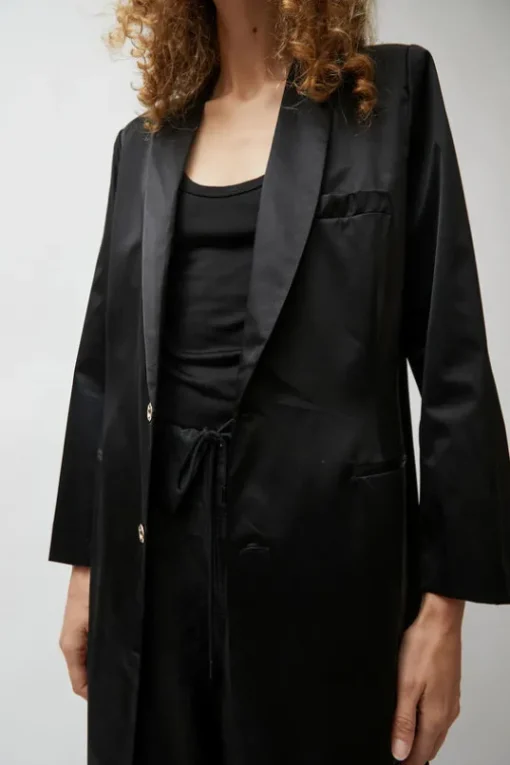 Weatherproof Long Blazer in Black