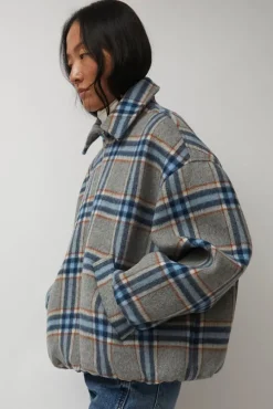 Wicke Bomber in Blue and Rust