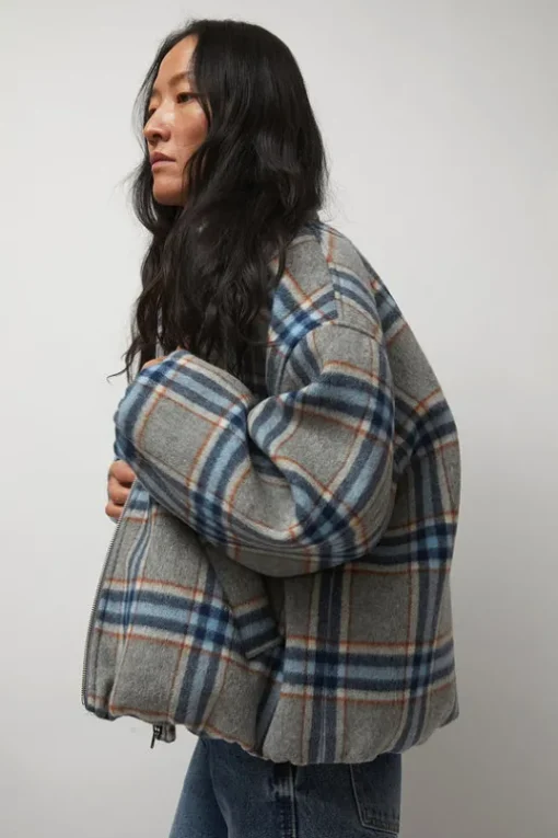 Wicke Bomber in Blue and Rust