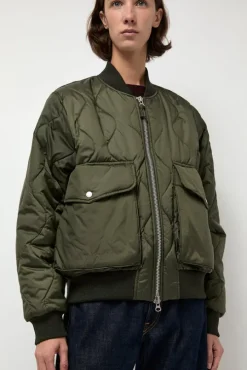x Lavenham Bomber Jacket in Olive