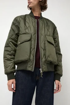 x Lavenham Bomber Jacket in Olive
